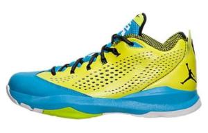 Кроссовки Jordan CP3.VII Venom Green Dark Powder Blue, синий
