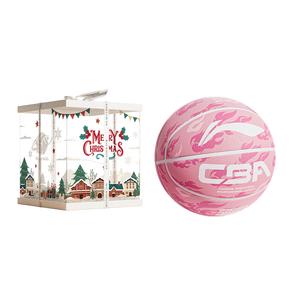 LINING CBA Collection резиновый баскетбольный мяч Pink размер 7 тренировочный unisex China