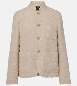 Куртка Spagna Mini SB из буклированной шерстяной смеси Loro Piana, Barley Beige
