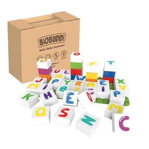 Развивающие блоки Кубики ABC БИОБУДДи Изучаем буквы Изучаем алфавит BIOBUDDI