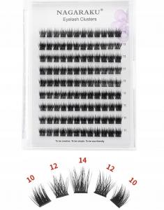Накладные ресницы NAGARAKU T-50 MIX 9-14 мм Project Lashes