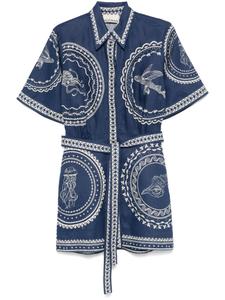 ALEMAIS платье мини Oceane, синий