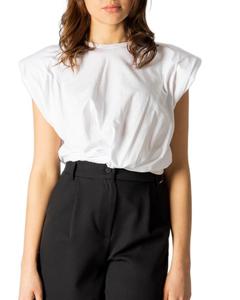 Футболка женская Henny Rue оригинального кроя, белый