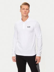 Рубашка поло стандартного кроя Ea7 Emporio Armani, белый