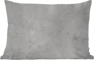 Подушка для улицы - мрамор - текстура - серый - под мрамор - 60 x 40 см - водонепроницаемая - подушка для отдыха - декоративная подушка - подушка для дома MuchoWow