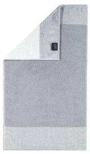 Гостевое полотенце Cawö Luxury Home Two-Tone 1er Pack, 50x10x30 см цвет platin