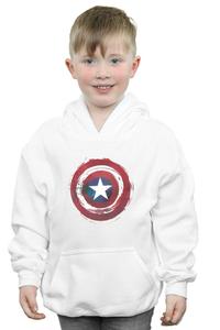 Толстовка с капюшоном «Капитан Америка» Marvel, белый