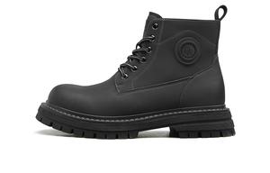 HLA Мужские ботинки Martin темно-серого цвета