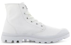 Монохромные кеды унисекс с высоким берцем белого цвета Palladium