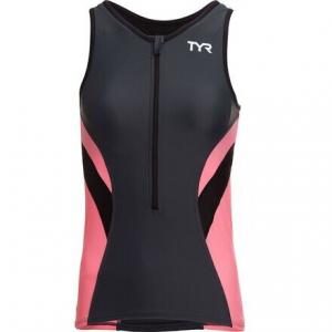 Майка для триатлона Competitor женская TYR, серый/розовый