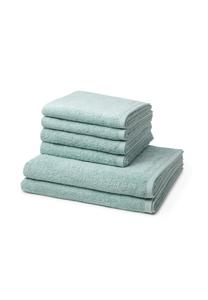 Набор полотенец Ross Vita для душа, 6 штук, 100x50/140x70 см, мятный