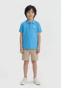 Футболка-Поло с изображением силуэта медузы, унисекс. Versace, Blue Butterfly/Bianco