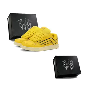 RIFUGIO VO' Низкие скейтбордские кроссовки унисекс Electric Glow Yellow, цвет Electric Glow Yellow