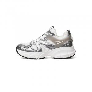 Низкие массивные кроссовки женские RED DRAGONFLY, White Silver