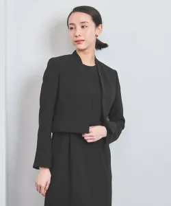 Классический пиджак без воротника P United Arrows, цвет Black