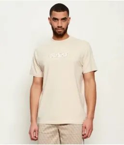 Футболка regular fit Guess Jeans, бежевый