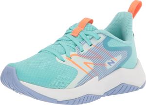 Детские кроссовки New Balance Rave Run V2 на шнуровке (унисекс), персиковый