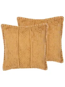 Декоративная подушка Beliani 2er Set Deko KAVALAM, желтый