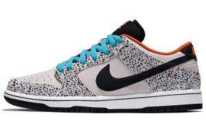 Кроссовки Nike SB Dunk Low Olympics Safari, белый/черный