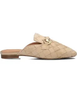 Бежевые замшевые слипоны для женщин Stefano Lauran, бежевый