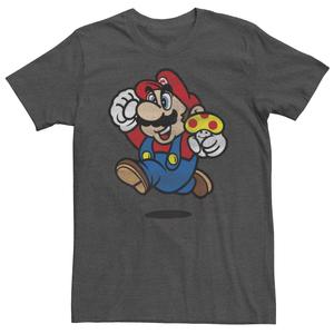 Мужская футболка для бега с короткими рукавами Nintendo Super Mario Licensed Character