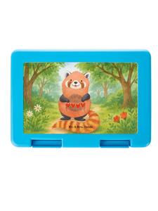 Mr. & Mrs. Panda Ланч-бокс с изображением красной панды, без слогана, белого цвета