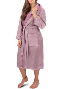 Женский оздоровительный халат из 100% хлопка normani, цвет Rosa Hellrosa