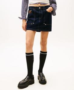 Женская джинсовая мини-юбка Tommy Jeans, Denim Dark