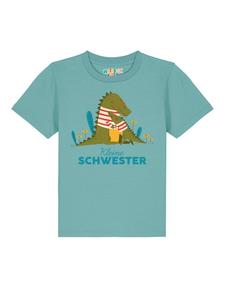 Футболка wat? Apparel, цвет teal monstera