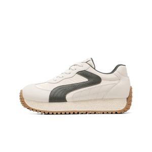 Низкие повседневные туфли женские C°BANNER, Beige Green