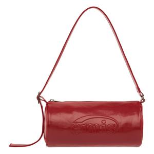 Кожаная сумка через плечо женская Emis, красный