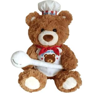 Abay Плюшевая кукла Brown Bear Chef высотой 25 см