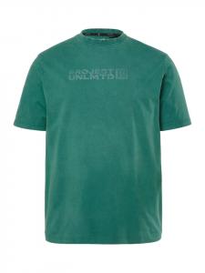 Футболка с короткими рукавами темно-зеленого цвета JP1880