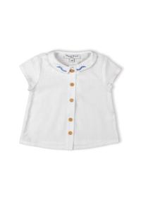 Топ Florian для девочек, белый Marie Puce, белый