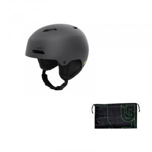 LEDGE MIPS 25/26 Зимний сезон Азиатская версия Взрослые CE сертификация ABS лыжный шлем GIRO, Graphite серый[26 Styles]