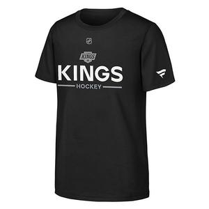 Футболка youth black los angeles kings authentic pro wordmark Fanatics