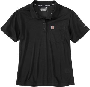 Carhartt мужская футболка-поло Force Relaxed Fit с карманом, N04-Black