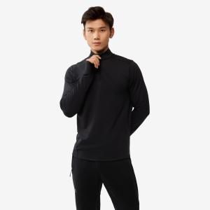 Мужская беговая флисовая футболка с длинным рукавом Kalenji