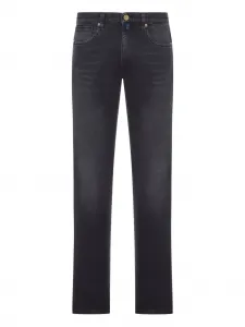 Джинсы из хлопка Incotex, черный