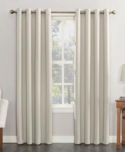 Энергосберегающая шторная штора Saxon Blackout с люверсами Sun Zero, белый