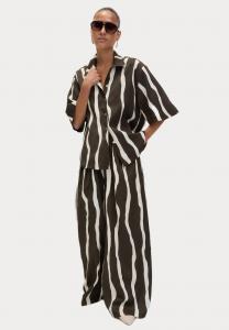 Блуза Marks & Spencer STRIPE, Chocolate Mix/Brown