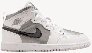 Кроссовки Air Jordan 1 Mid PS, серебряный