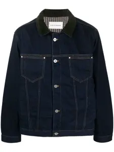 Джинсовая куртка с нашивкой-логотипом Drôle De Monsieur, синий