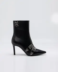 Женские ботильоны с пряжками и логотипом Replay, черный