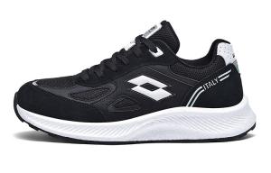 Кроссовки Hoshino женские с низким верхом, черные/белые Lotto