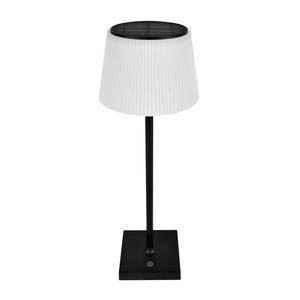 Солнечная лампа Ambia Garden, 13,1x38 см, черно-белый