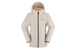 JACK WOLFSKIN Женская ветровка для походов на открытом воздухе, Dusty Gray/6260