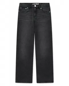 Широкие джинсы для девочки Levi's, черный