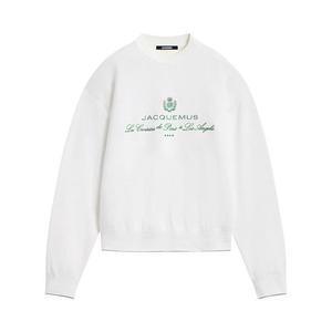 Топ Jacquemus La Maille Venice, Hotel Address White
