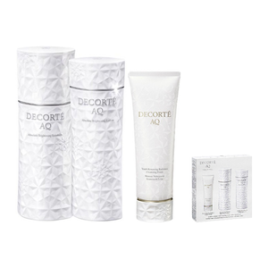 Набор для ухода за кожей AQ Revitalizing And Firming Moisturizing Skincare Sets Brightening Cleaning DECORTE, cleansing cream 125g+lotion 200ml+toner 200ml
